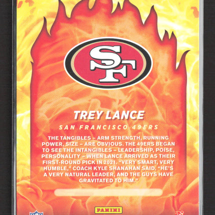 2021 Donruss Red-Hot Rookies Trey Lance #RHR-TLA