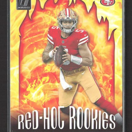 2021 Panini Donruss Red-Hot Rookies Trey Lance #RHR-TLA