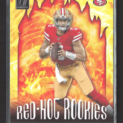 2021 Panini Donruss Red-Hot Rookies Trey Lance #RHR-TLA