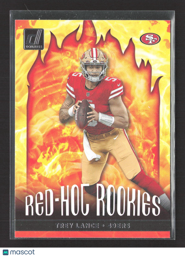 2021 Panini Donruss Red-Hot Rookies Trey Lance #RHR-TLA