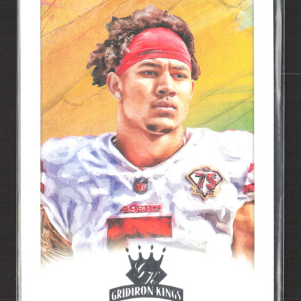 2022 Panini Chronicles Donruss Football Gridiron Kings Trey Lance #GK-3
