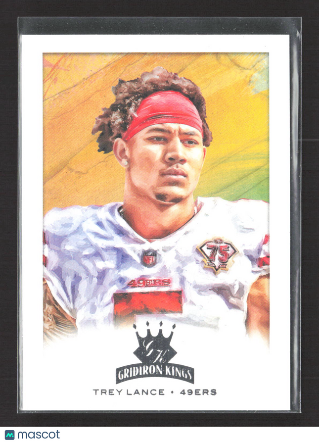 2022 Panini Chronicles Donruss Football Gridiron Kings Trey Lance #GK-3