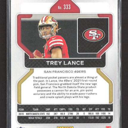 2021 Panini Prizm Trey Lance #333 RC