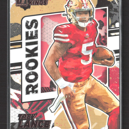2021 Panini Donruss Gridiron Kings Trey Lance #RGK-TLA