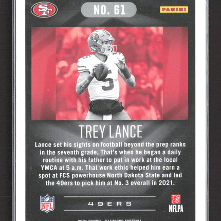 2021 Panini Illusions Trey Lance #61 RC
