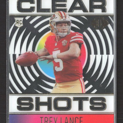 2021 Panini Illusions Clear Shots Trey Lance #CS-18 RC