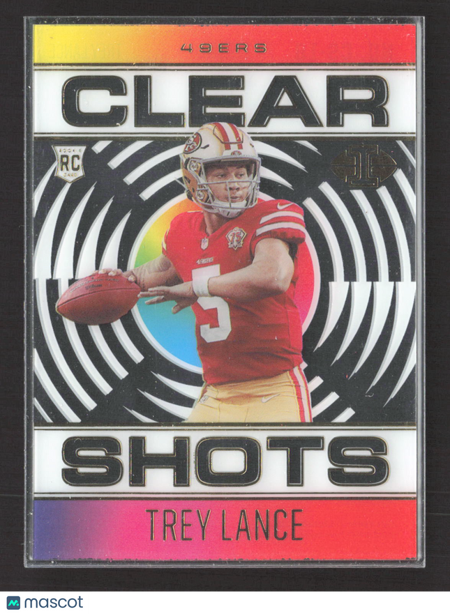 2021 Panini Illusions Clear Shots Trey Lance #CS-18 RC