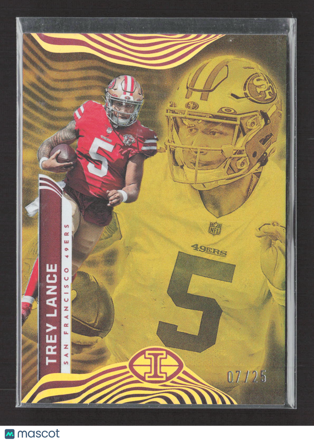 2022 Panini Illusions Trey Lance #88 Gold 07/25