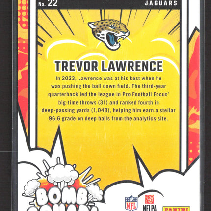 2024 Panini Donruss Bomb Squad! Trevor Lawrence #22