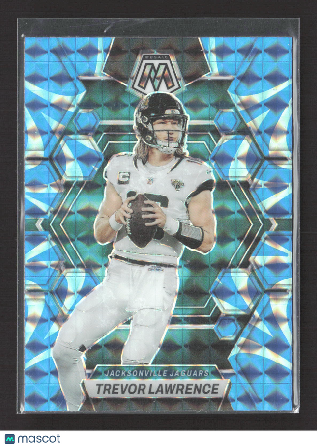 2023 Panini Mosaic Prizm Trevor Lawrence #102 Blue reactive