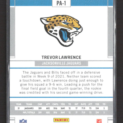 2022 Panini Chronicles Prestige Trevor Lawrence #PA-1 RC