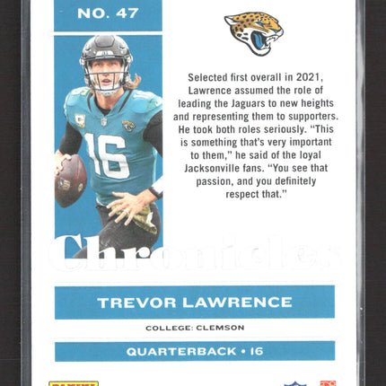 2022 Panini Chronicles Football Trevor Lawrence #47 RC