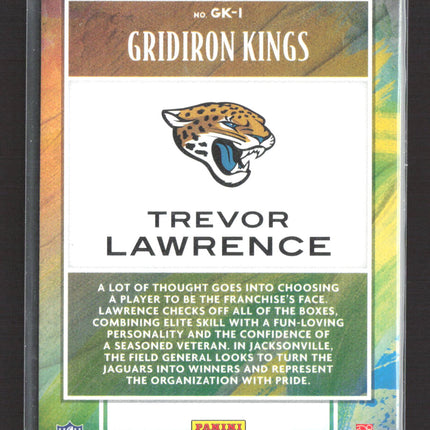 2022 Panini Chronicles Donruss Football Gridiron Kings Trevor Lawrence #GK-1