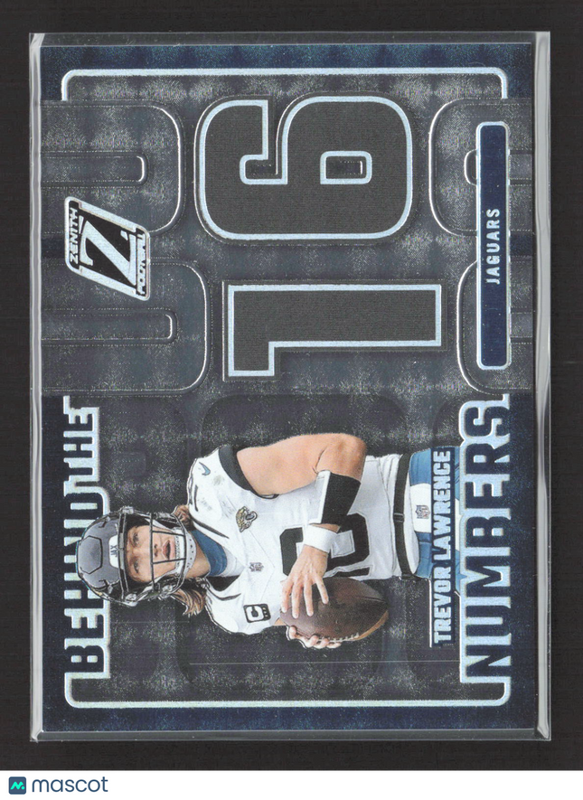 2024 Panini Zenith Football Behind the Numbers Trevor Lawrence #10
