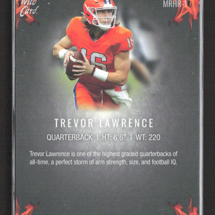 2021 Wild Card Matte Rookie Heat Trevor Lawrence #MRHR-1