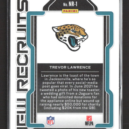 2021 Panini Prizm New Recruits Trevor Lawrence #NR-1 RC