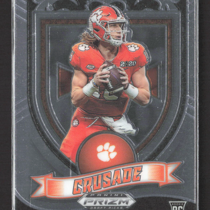 2021 Panini Prizm Draft Picks Crusade Trevor Lawrence #161 RC