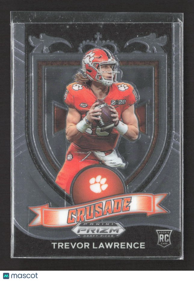 2021 Panini Prizm Draft Picks Crusade Trevor Lawrence #161 RC