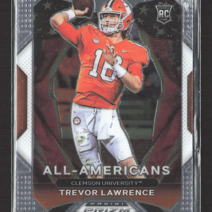 2021 Panini Prizm Draft Picks Trevor Lawrence #181 Silver RC