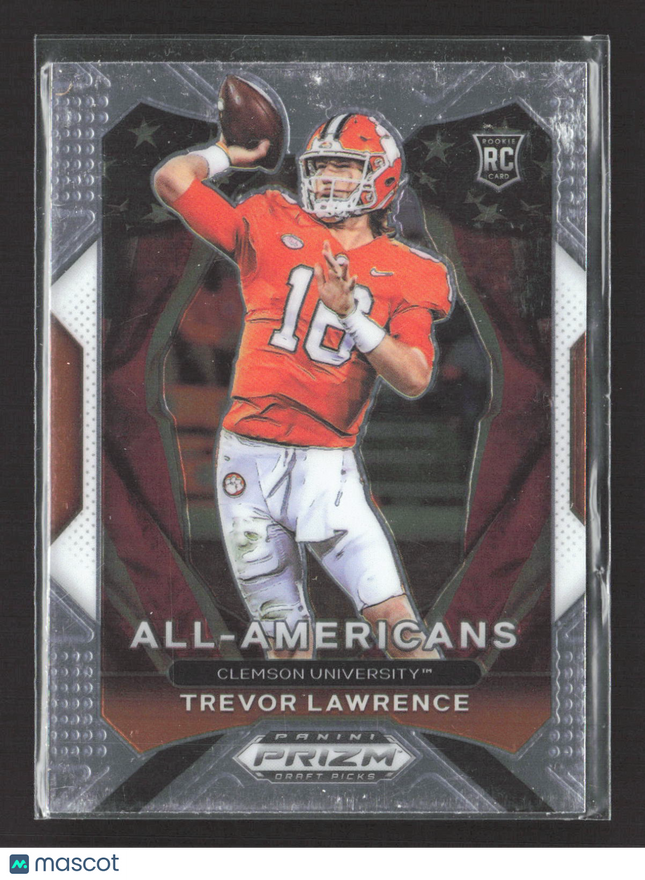 2021 Panini Prizm Draft Picks Trevor Lawrence #181 Silver RC