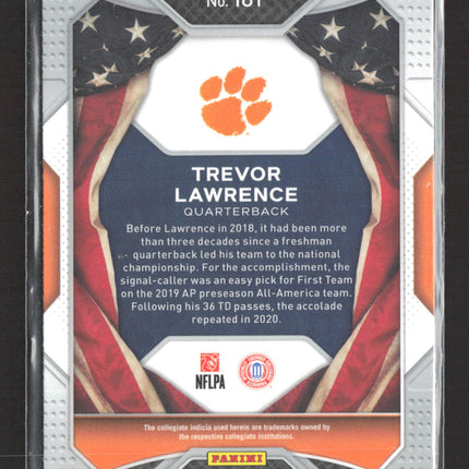 2021 Panini Prizm Draft Picks Trevor Lawrence #181 Silver RC