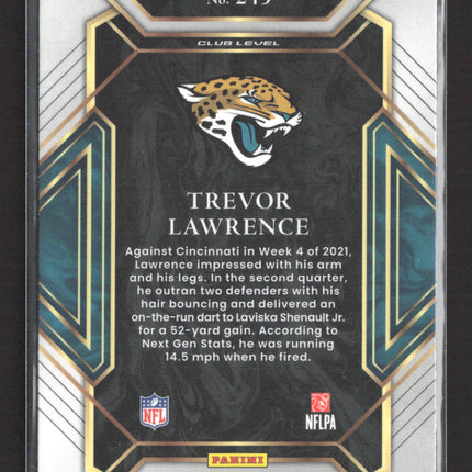 2022 Panini Select Trevor Lawrence #243 RC
