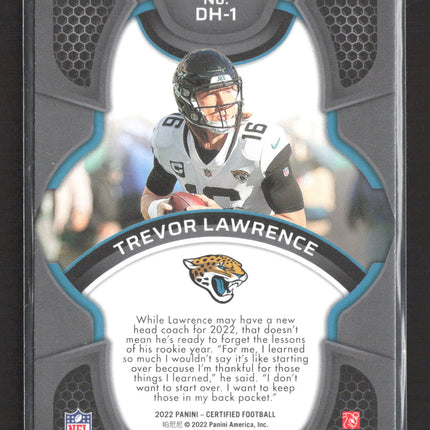 2022 Panini Certified Dark Horses Trevor Lawrence #DH-1