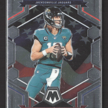2023 Panini Mosaic Trevor Lawrence #256 National Pride Silver