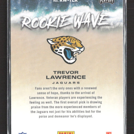 2021 Panini Playoff Rookie Wave Trevor Lawrence #RW-TLR RC