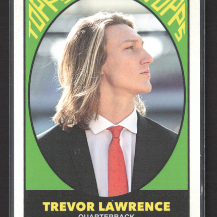 2021 Topps Trevor Lawrence Trevor Lawrence #10 1967 Football Design