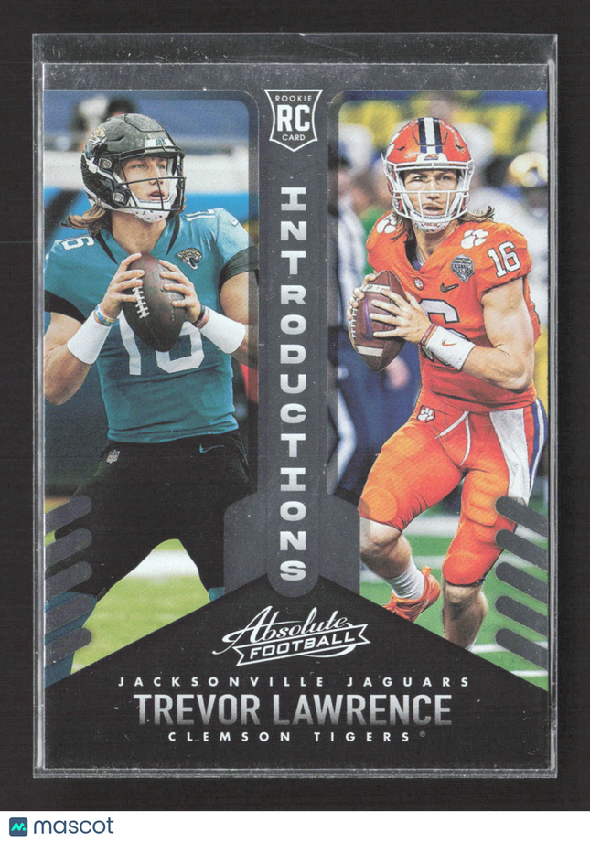 2021 Panini Absolute Football Introductions Trevor Lawrence #INT-1 RC