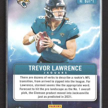 2021 Panini Absolute By Storm Trevor Lawrence #BST-1 RC
