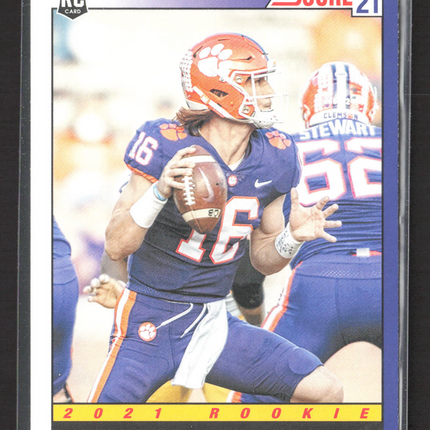 2021 Panini Score Football Trevor Lawrence #TB1 RC