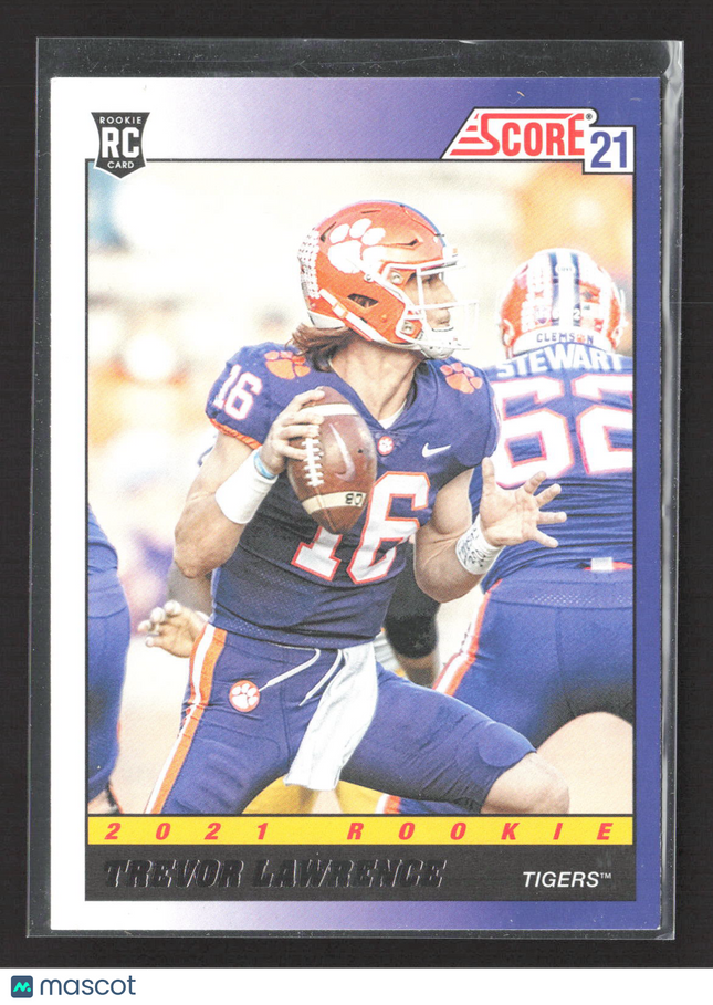 2021 Panini Score Football Trevor Lawrence #TB1 RC