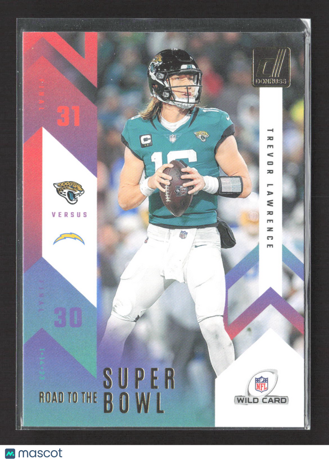 2023 Panini Donruss Football Road to the Super Bowl Trevor Lawrence #RTSBW-TL