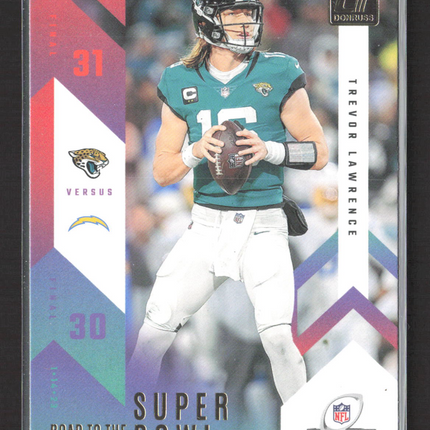 2023 Panini Donruss Road to the Super Bowl Trevor Lawrence #RTSBW-TL