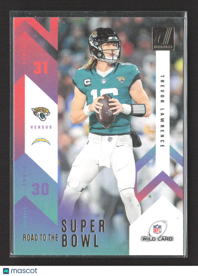 2023 Panini Donruss Road to the Super Bowl Trevor Lawrence #RTSBW-TL