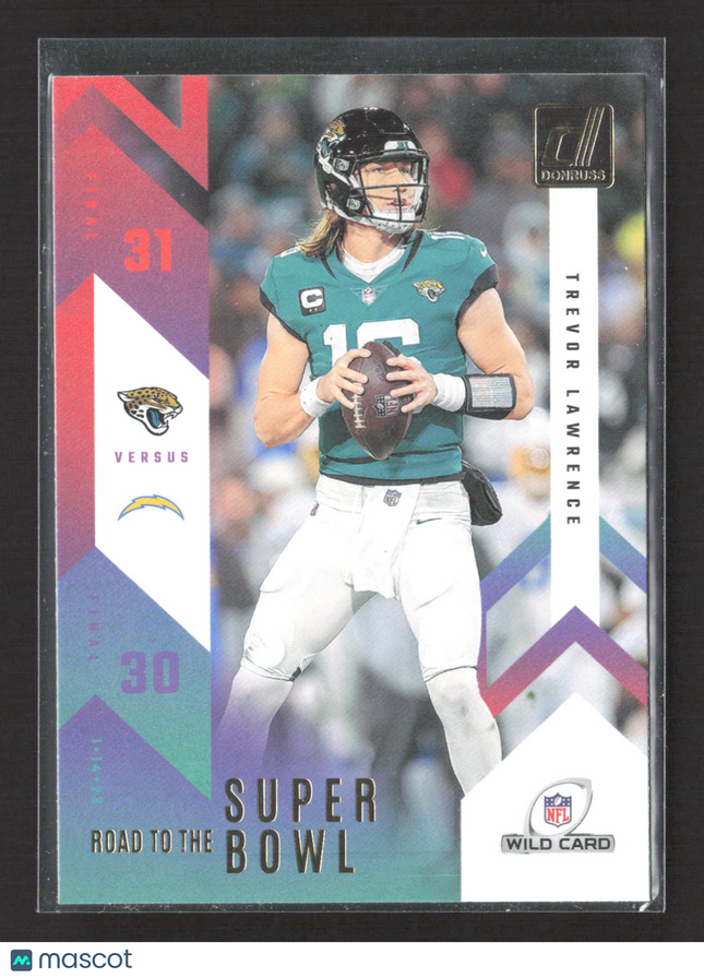 2023 Panini Donruss Football Road to the Super Bowl Trevor Lawrence #RTSBW-TL