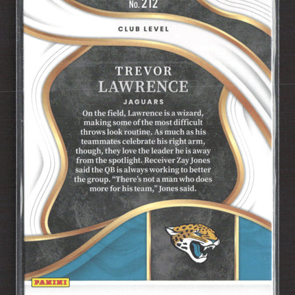 2024 Panini Select Trevor Lawrence #212 Club Level