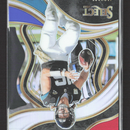 2024 Panini Select Prizm Trevor Lawrence #212 Club Level Red Blue Die Cut