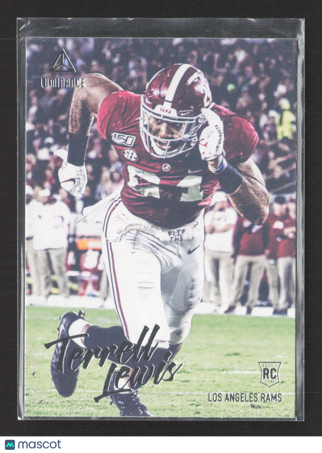 2020 Panini Luminance Football Terrell Lewis #138 RC