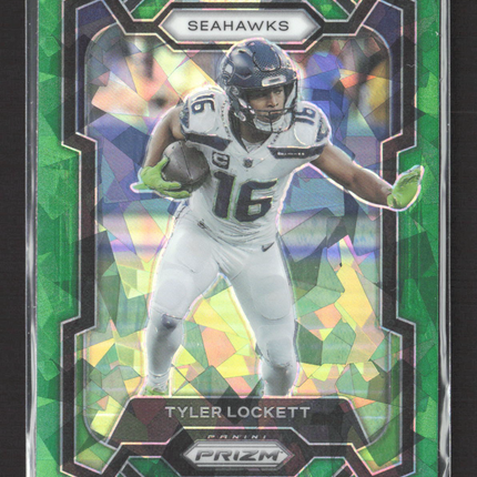 2023 Panini Prizm Tyler Lockett #264 Green ice