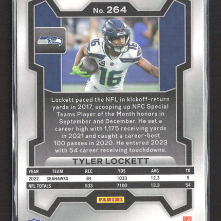 2023 Panini Prizm Tyler Lockett #264 Green ice