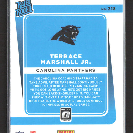 2021 Panini Donruss Optic Terrace Marshall Jr. #218