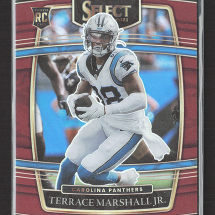 2022 Panini Select Concourse Prizm Terrace Marshall Jr. #62 Maroon RC 104/149