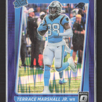 2021 Panini Donruss Optic Terrace Marshall Jr. #218 Purple