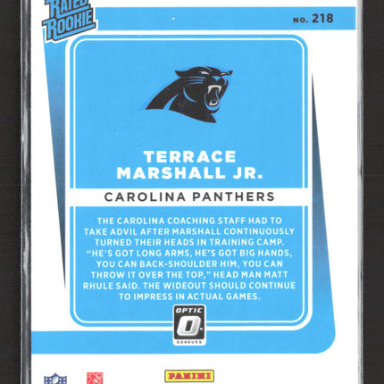 2021 Panini Donruss Optic Terrace Marshall Jr. #218 Purple
