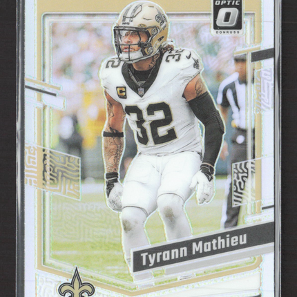 2023 Panini Donruss Optic Tyrann Mathieu #140 holo