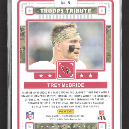 2024 Panini Photogenic Troops Tribute Trey McBride #8