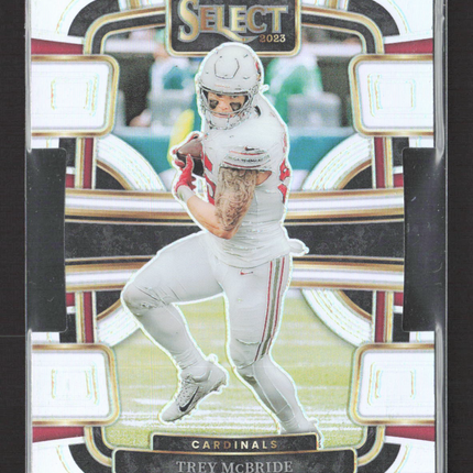 2024 Panini Select Football Concourse Trey McBride #1 Silver Prizm